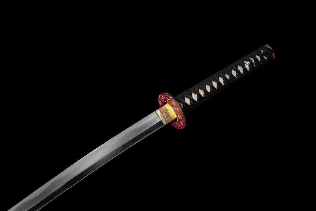 Exquisite Katana With Tamahagane Steel Clay Tempered Blade,Real katana sowrd