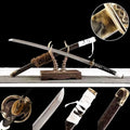 Geist des Yangti-Berges Dutong-Stil einsamer Wolf, handgefertigtes 41-Zoll-Samuraischwert aus differenziell gehärtetem T10-Stahl
Geist des Yangti-Berges, handgefertigtes 41-Zoll-Samuraischwert aus differenziell gehärtetem T10-Stahl