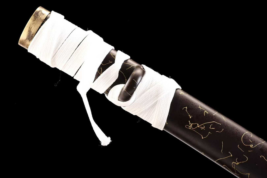 Geist des Yangti-Berges Dutong-Stil einsamer Wolf, handgefertigtes 41-Zoll-Samuraischwert aus differenziell gehärtetem T10-Stahl
Geist des Yangti-Berges, handgefertigtes 41-Zoll-Samuraischwert aus differenziell gehärtetem T10-Stahl
