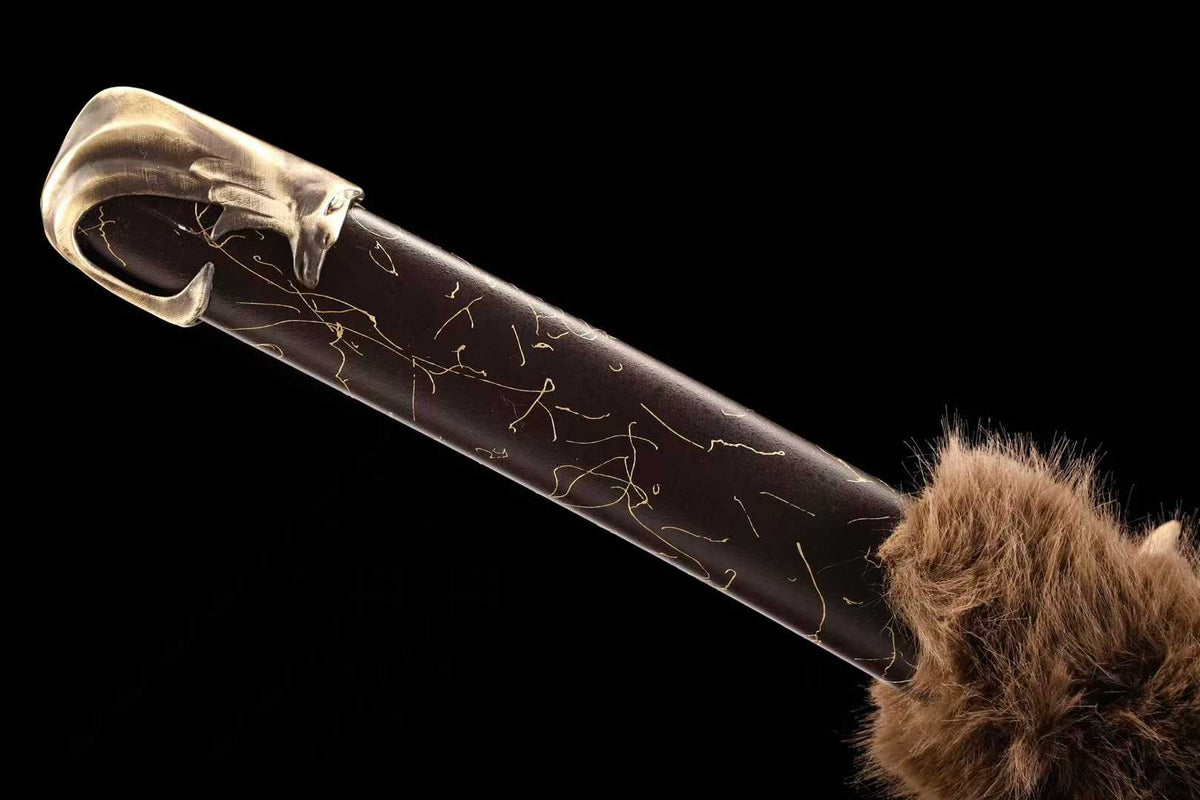 Geist des Yangti-Berges Dutong-Stil einsamer Wolf, handgefertigtes 41-Zoll-Samuraischwert aus differenziell gehärtetem T10-Stahl
Geist des Yangti-Berges, handgefertigtes 41-Zoll-Samuraischwert aus differenziell gehärtetem T10-Stahl