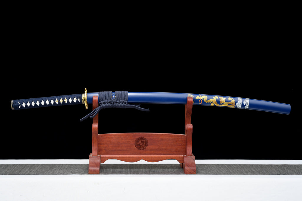 Handgefertigtes Full-Tang Tanto-Schwert, Klinge aus 1045er Kohlenstoffstahl mit Scheide – 53 cm, echtes Katana-Schwert