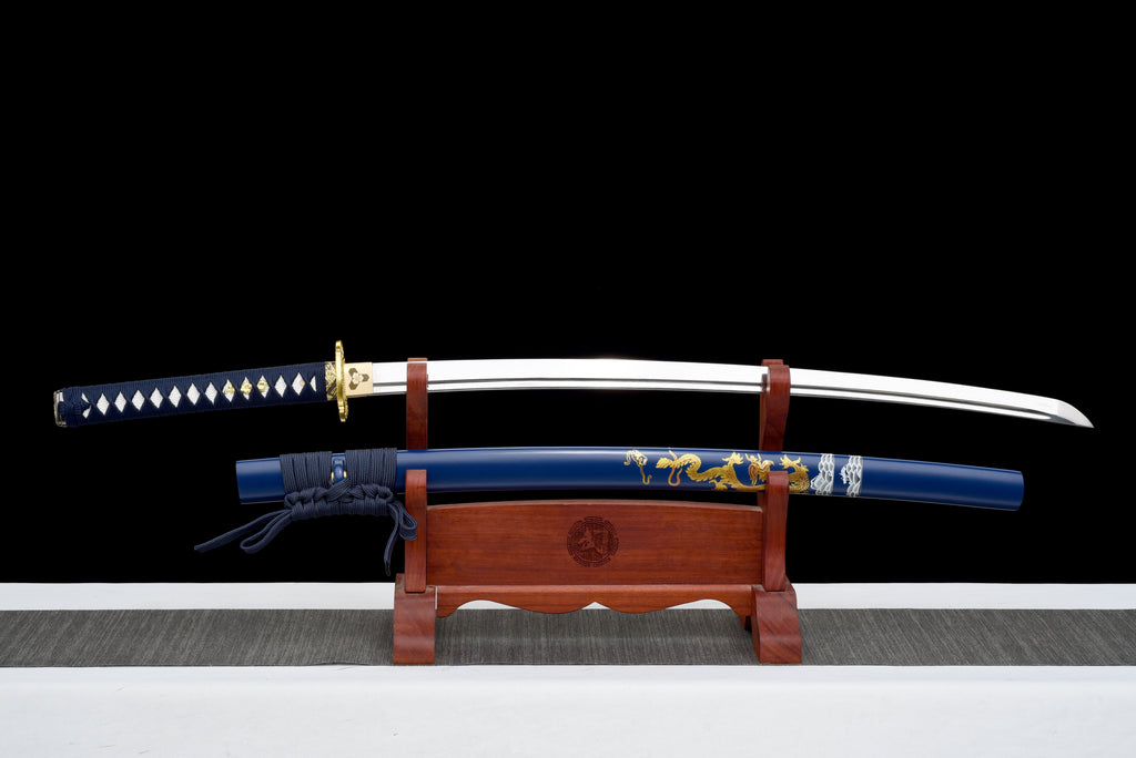 Handgefertigtes Full-Tang Tanto-Schwert, Klinge aus 1045er Kohlenstoffstahl mit Scheide – 53 cm, echtes Katana-Schwert