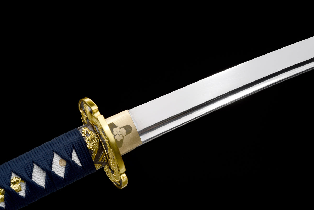 Handgefertigtes Full-Tang Tanto-Schwert, Klinge aus 1045er Kohlenstoffstahl mit Scheide – echtes Katana-Schwert