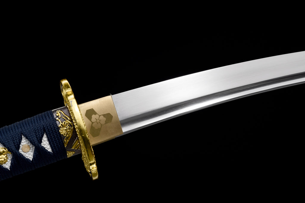 Handgefertigtes Full-Tang Tanto-Schwert, Klinge aus 1045er Kohlenstoffstahl mit Scheide – 53 cm, echtes Katana-Schwert