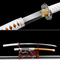 Handgefertigtes TACHI-SCHWERT mit Full-Tang-Klinge aus Federstahl, 104 cm, echtes Katana-Schwert