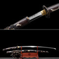 Handgefertigtes Tachi-Schwert mit Full-Tang-Klinge aus echtem Damaststahl und echtem Hamon, 48 Zoll, echtes Katana-Schwert