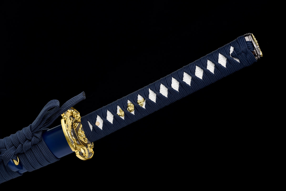 Handgefertigtes Full-Tang Tanto-Schwert, Klinge aus 1045er Kohlenstoffstahl mit Scheide – echtes Katana-Schwert