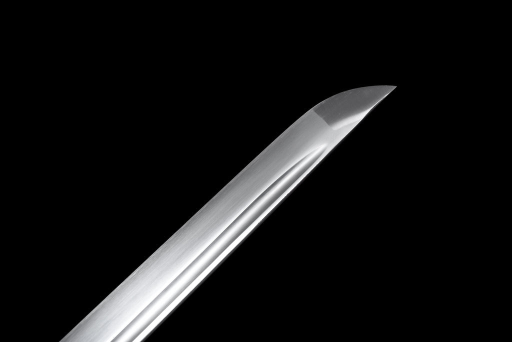 Handgefertigtes Ninja-Schwert, Klinge aus Manganstahl, Full Tang, goldene Scheide – 104 cm, echtes Katana-Schwert