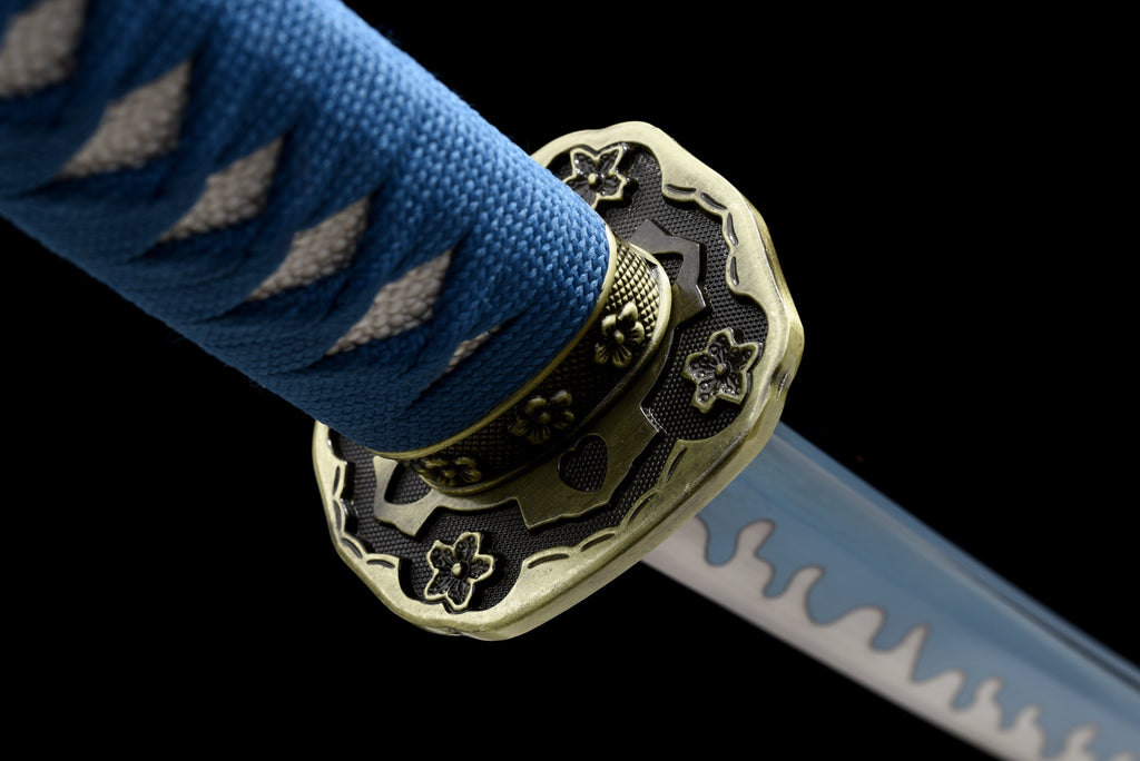 Handgefertigtes TACHI-Schwert mit Full-Tang-Klinge aus Manganstahl, 41 Zoll, echtes Katana-Schwert