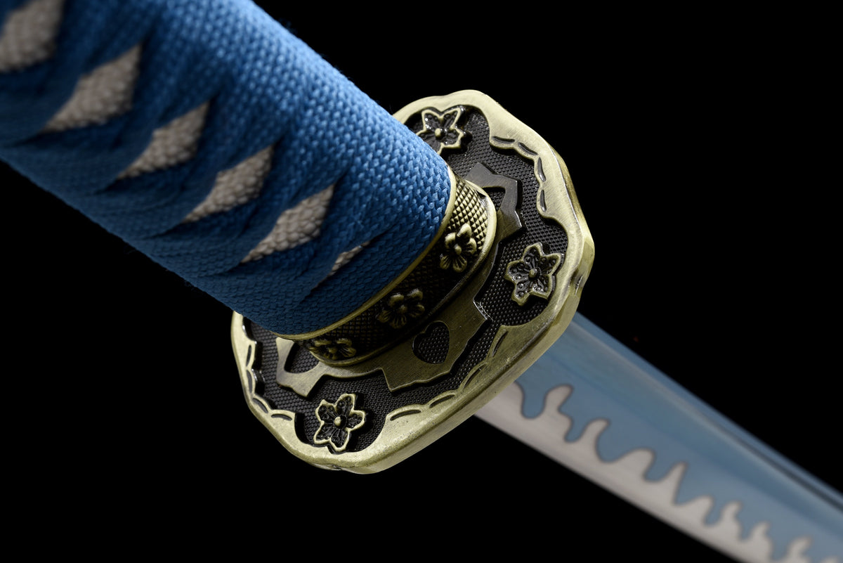 Handgefertigtes TACHI-Schwert mit Full-Tang-Klinge aus Manganstahl, 41 Zoll, echtes Katana-Schwert