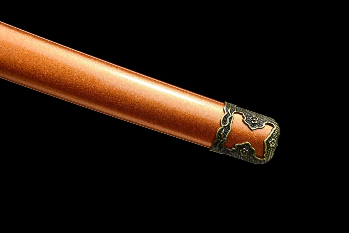 Handgefertigtes TACHI-Schwert mit Full-Tang-Klinge aus Manganstahl, 41 Zoll, echtes Katana-Schwert
