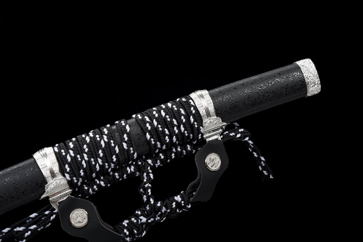 Handgefertigtes Full-Tang-Damaststahl-Schwert, TACHI-SCHWERT, 41 Zoll, echtes Katana-Schwert
