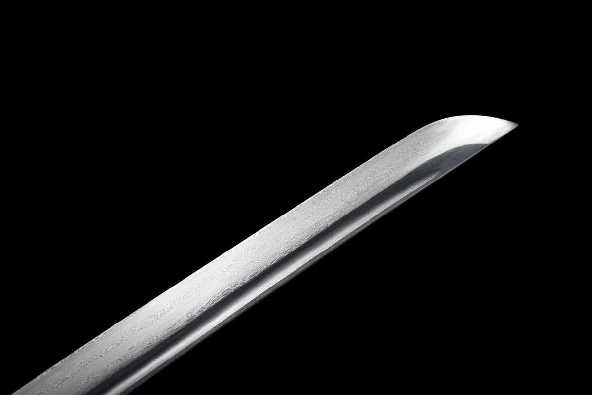 Handgefertigtes Full-Tang-Damaststahl-Schwert, TACHI-SCHWERT, 41 Zoll, echtes Katana-Schwert