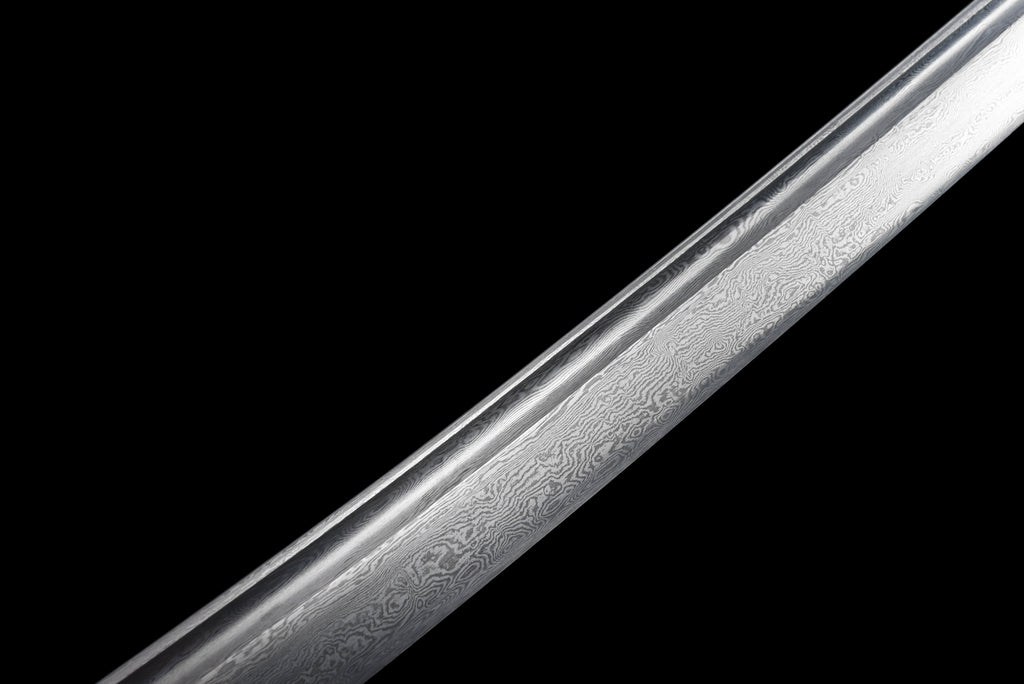 Handgefertigtes Full-Tang-Damaststahl-Schwert, TACHI-SCHWERT, 41 Zoll, echtes Katana-Schwert