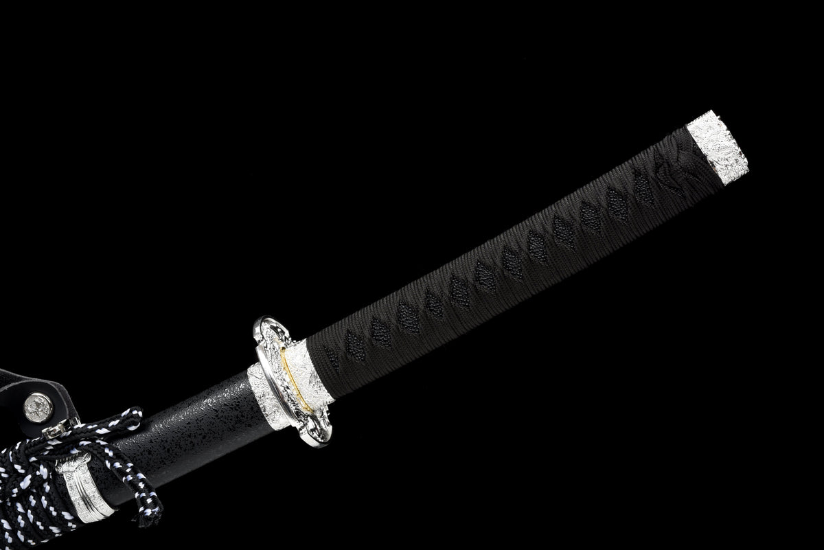 Handgefertigtes Full-Tang-Damaststahl-Schwert, TACHI-SCHWERT, 41 Zoll, echtes Katana-Schwert