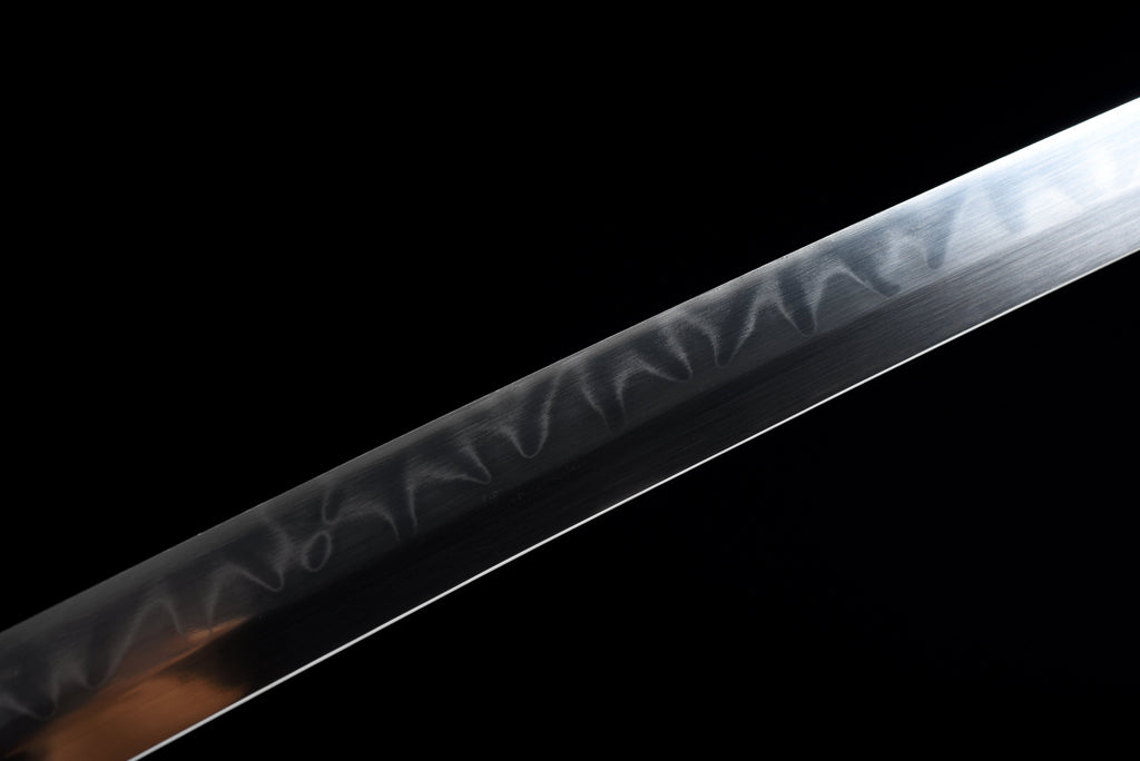 Handgefertigtes Tachi-Schwert, Full Tang, T10-Stahl mit echtem Hamon, echtes Katana-Schwert