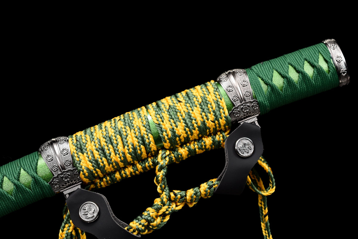 Handgefertigtes TACHI-SCHWERT mit Full-Tang-Klinge aus Federstahl, 41 Zoll, echtes Katana-Schwert