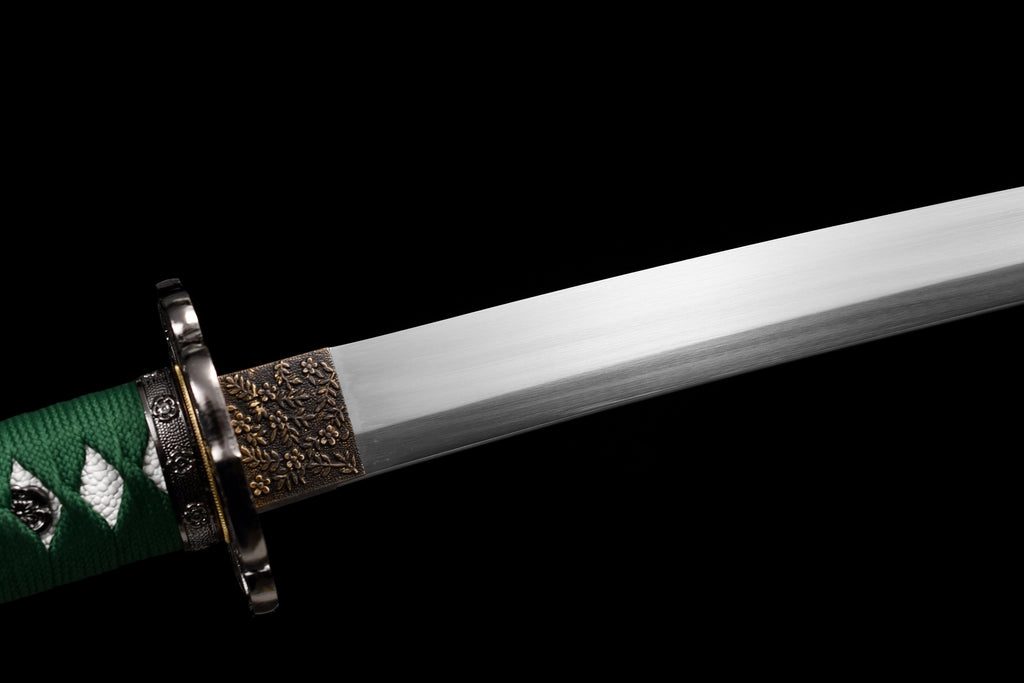 Handgefertigtes TACHI-SCHWERT mit Full-Tang-Klinge aus Federstahl, 41 Zoll, echtes Katana-Schwert