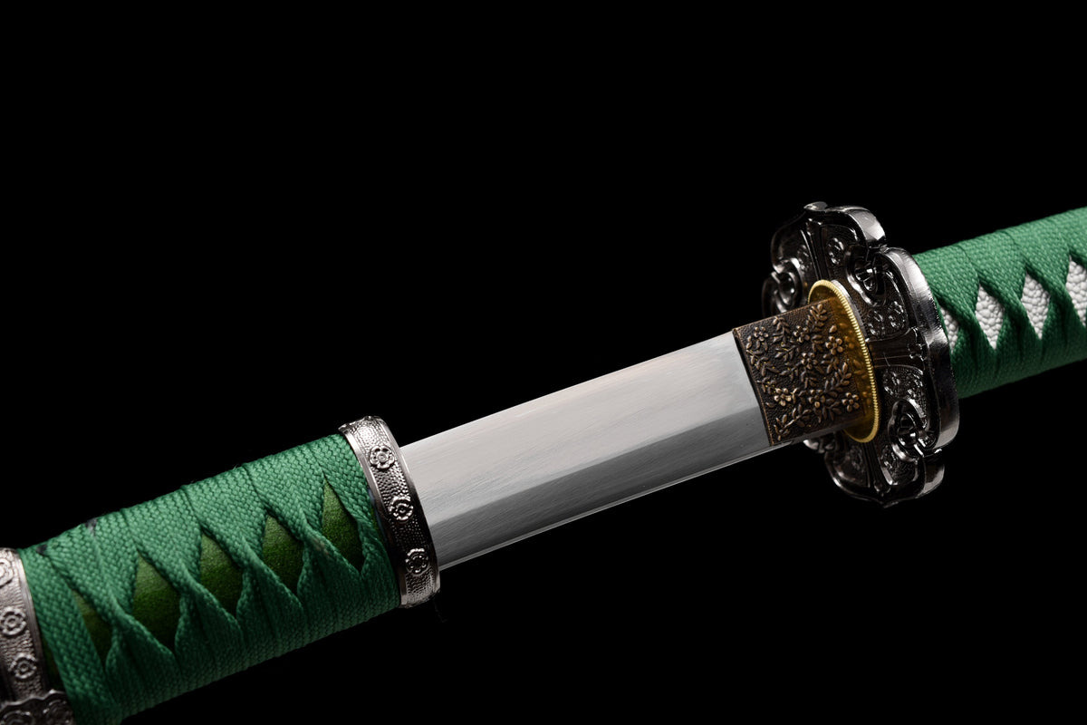 Handgefertigtes TACHI-SCHWERT mit Full-Tang-Klinge aus Federstahl, 41 Zoll, echtes Katana-Schwert