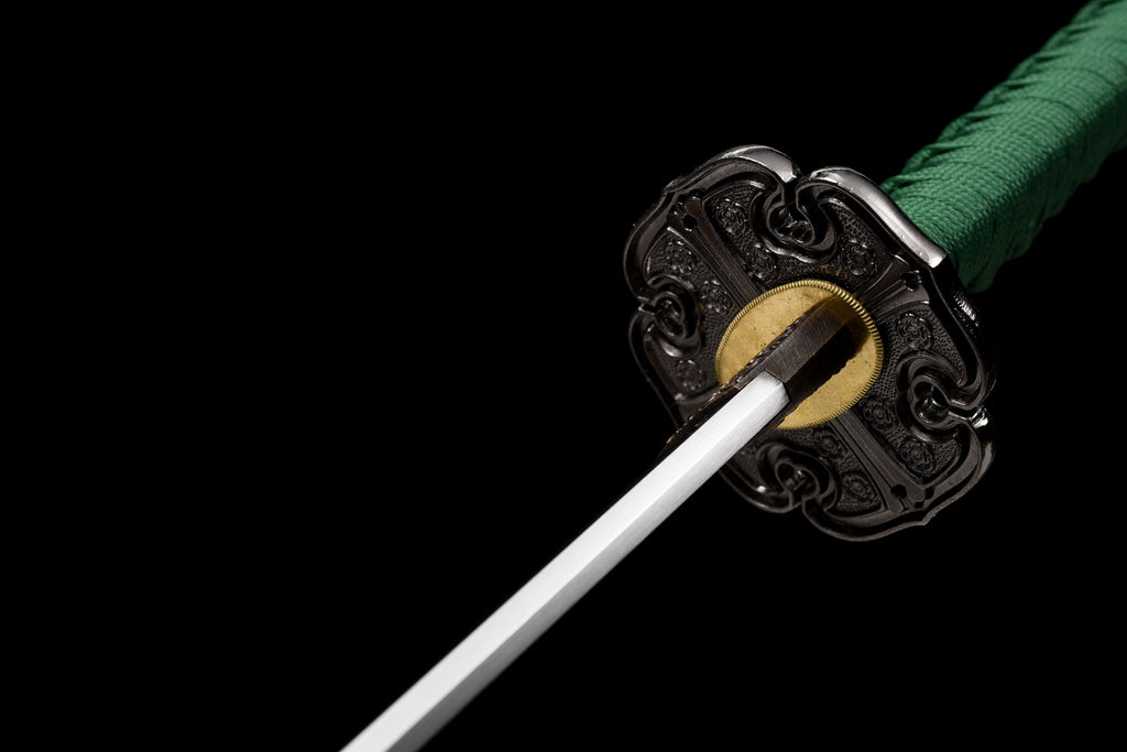 Handgefertigtes TACHI-SCHWERT mit Full-Tang-Klinge aus Federstahl, 41 Zoll, echtes Katana-Schwert