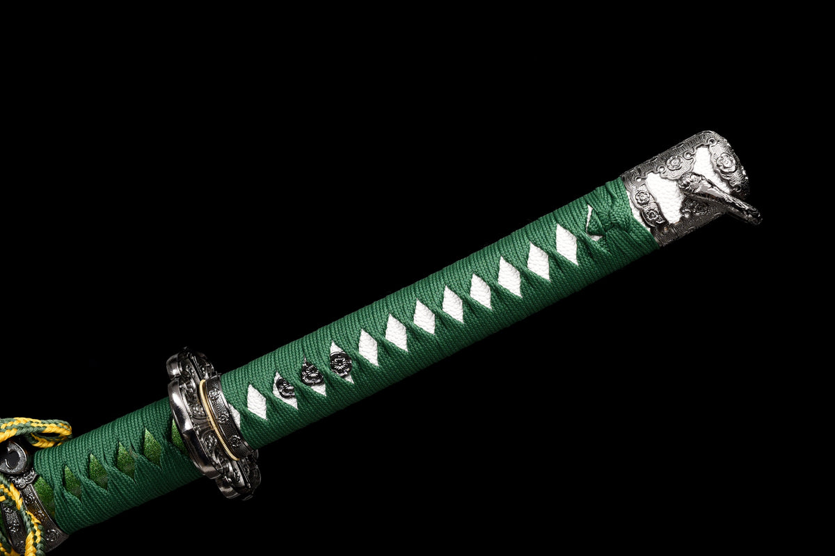 Handgefertigtes TACHI-SCHWERT mit Full-Tang-Klinge aus Federstahl, 41 Zoll, echtes Katana-Schwert