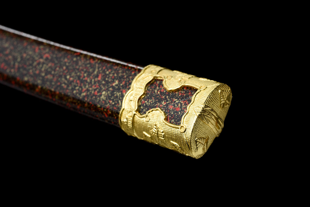Handgefertigtes Tachi-Schwert mit Full-Tang-Klinge aus Manganstahl, 41 Zoll, echtes Katana-Schwert