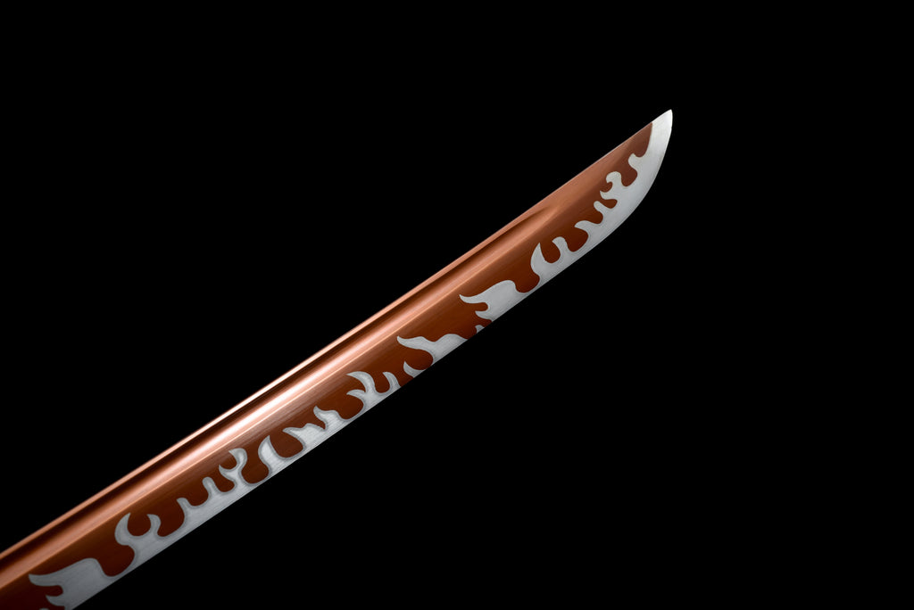 Handgefertigtes Tachi-Schwert mit Full-Tang-Klinge aus Manganstahl, 41 Zoll, echtes Katana-Schwert