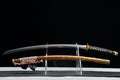 Handgefertigtes, 104 cm langes, dreiteiliges Tachi-Samuraischwert aus geschmiedetem Stahl – Oda Nobunaga Tachi (Deluxe Edition)