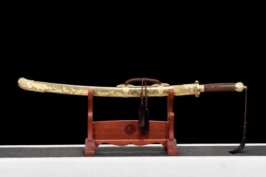 Chinesische Schwerter, Qing-Säbel (清刀), T10 echte Härtelinie