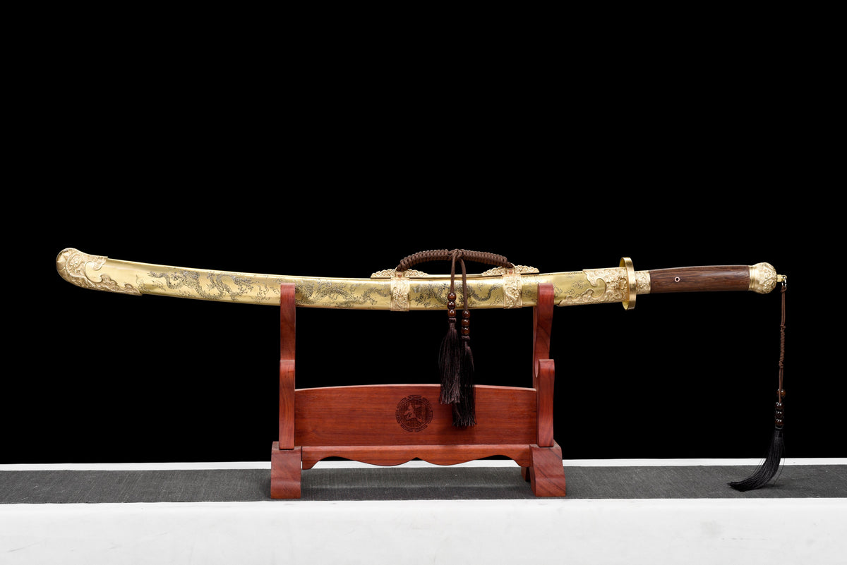 Chinesische Schwerter, Qing-Säbel (清刀), T10 echte Härtelinie
