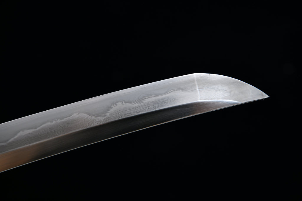 Handgefertigtes, 104 cm langes, dreiteiliges Tachi-Samuraischwert aus geschmiedetem Stahl – Oda Nobunaga Tachi (Deluxe Edition)