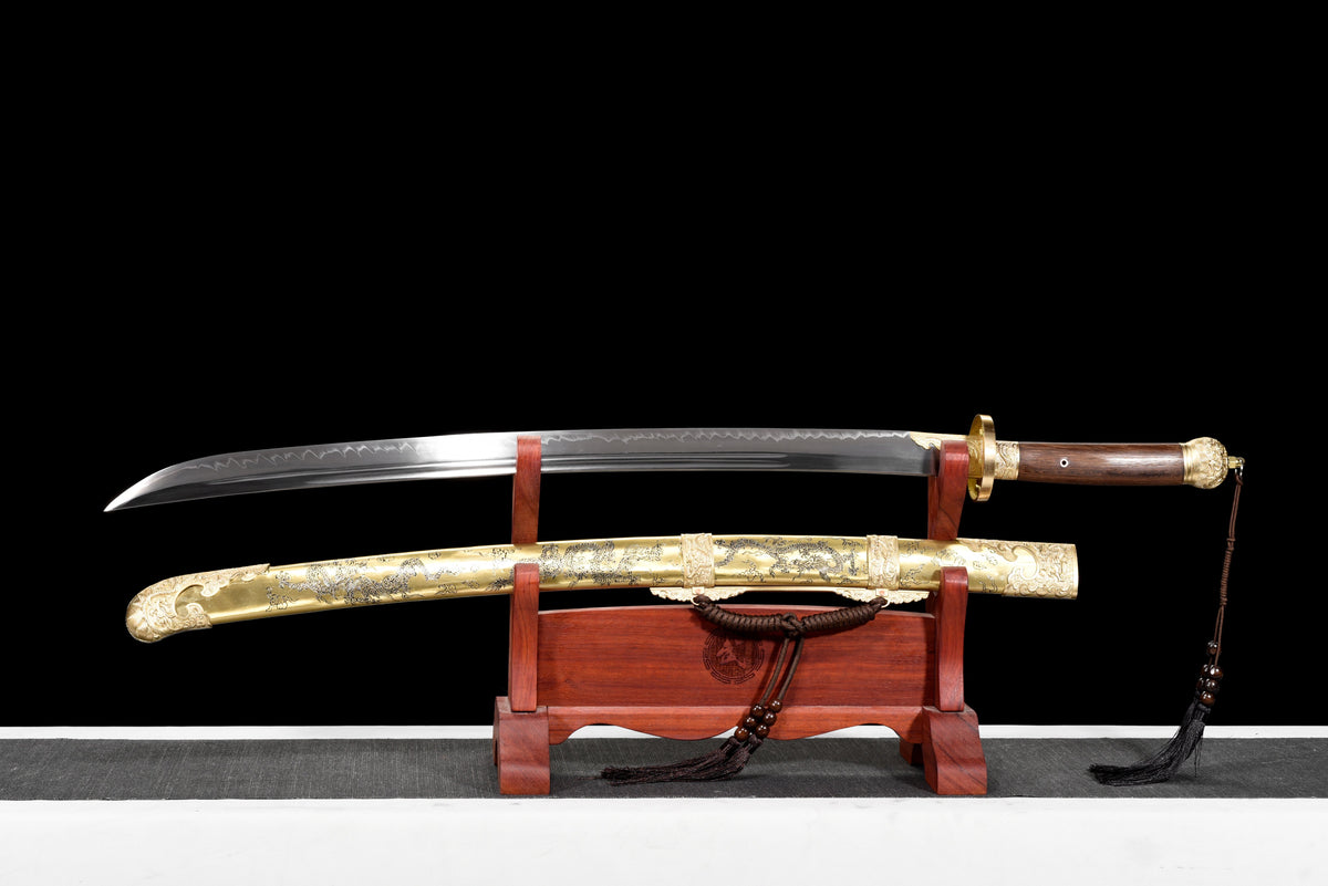 Chinesische Schwerter, Qing-Säbel (清刀), T10 echte Härtelinie