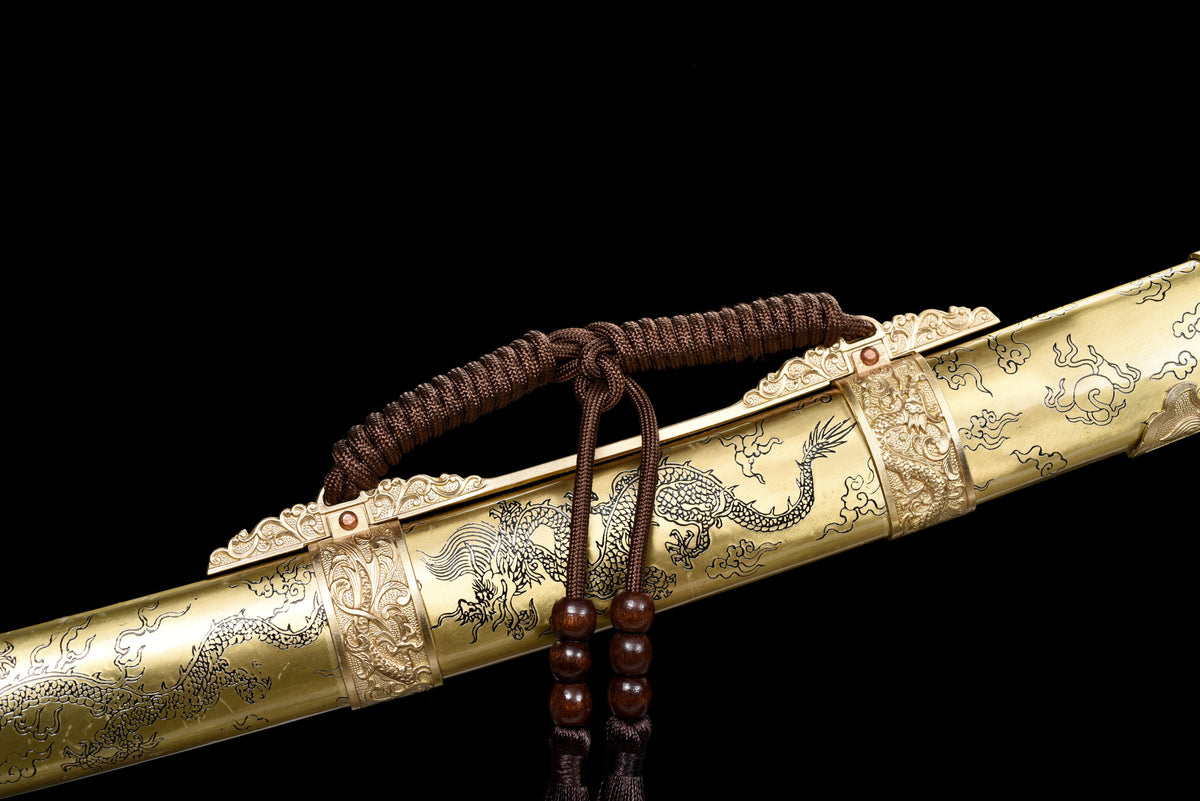 Chinesische Schwerter, Qing-Säbel (清刀), T10 echte Härtelinie