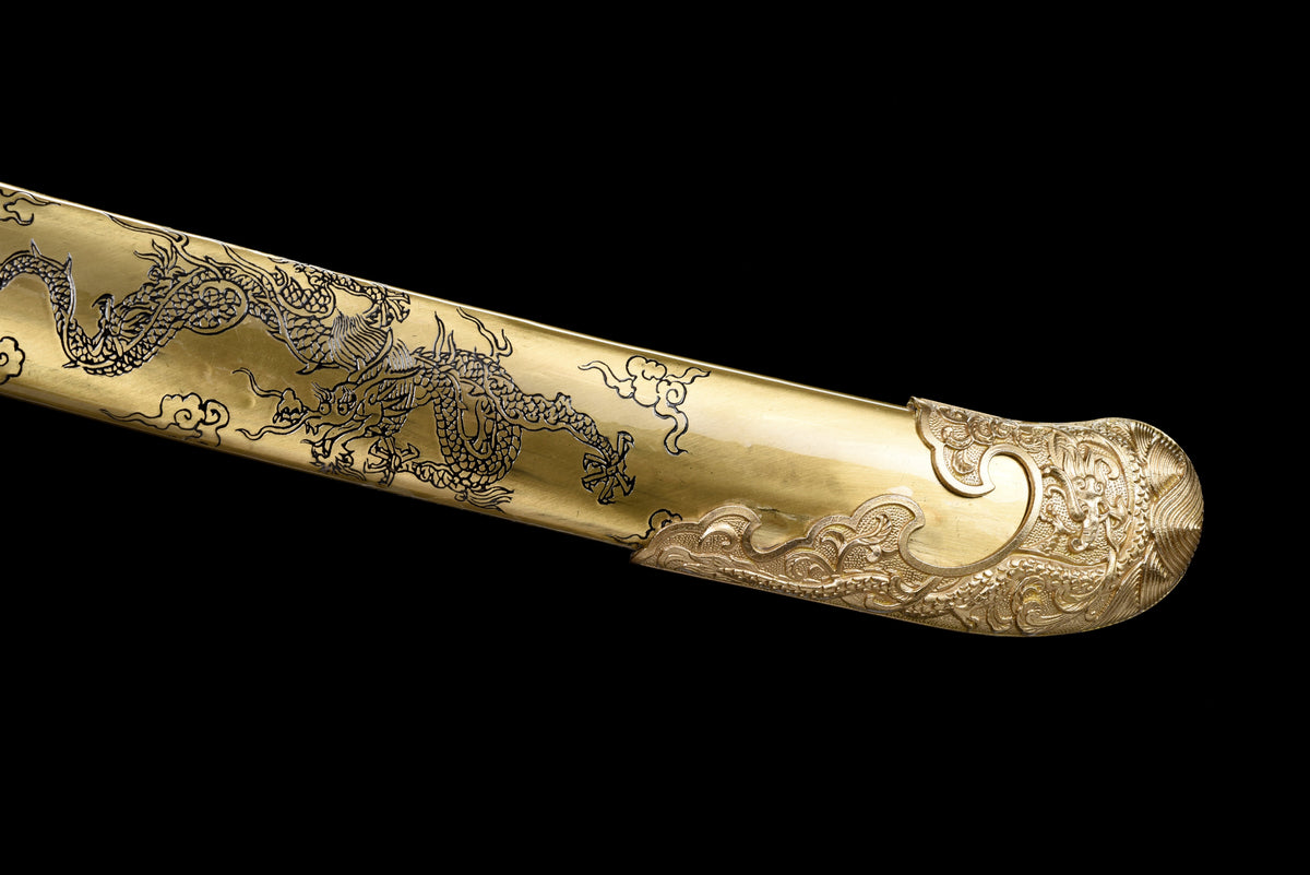 Chinesische Schwerter, Qing-Säbel (清刀), T10 echte Härtelinie