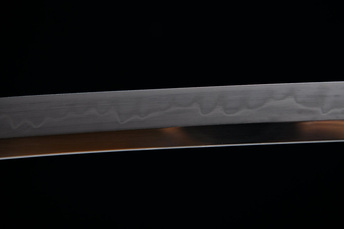 Handgefertigtes Anime-Spiel-Merchandise, 104 cm langes Samurai-Schwert mit gebrannter T10-Stahlklinge – Devil May Cry 5 Yamato Dämonenschwert (Polierte graue Edition)