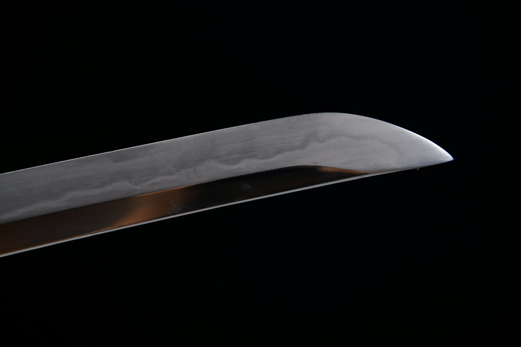Handgefertigtes Anime-Spiel-Merchandise, 104 cm langes Samurai-Schwert mit gebrannter T10-Stahlklinge – Devil May Cry 5 Yamato Dämonenschwert (Polierte graue Edition)