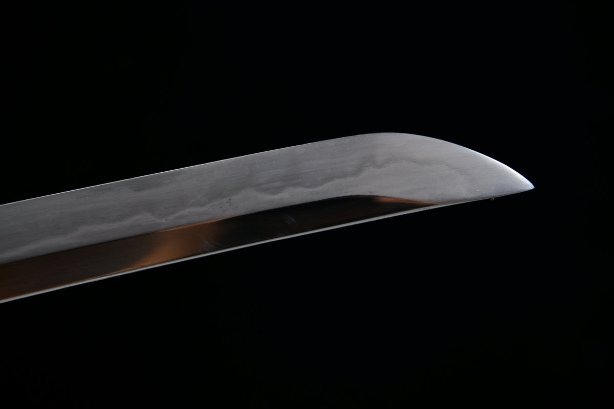 Handgefertigtes Anime-Spiel-Merchandise, 104 cm langes Samurai-Schwert mit gebrannter T10-Stahlklinge – Devil May Cry 5 Yamato Dämonenschwert (Polierte graue Edition)