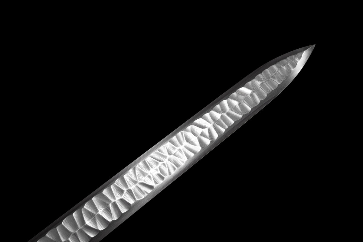 Chinesische Schwerter, Han-Schwert (汉剑), Damast-Optik, Hammerschlagmuster