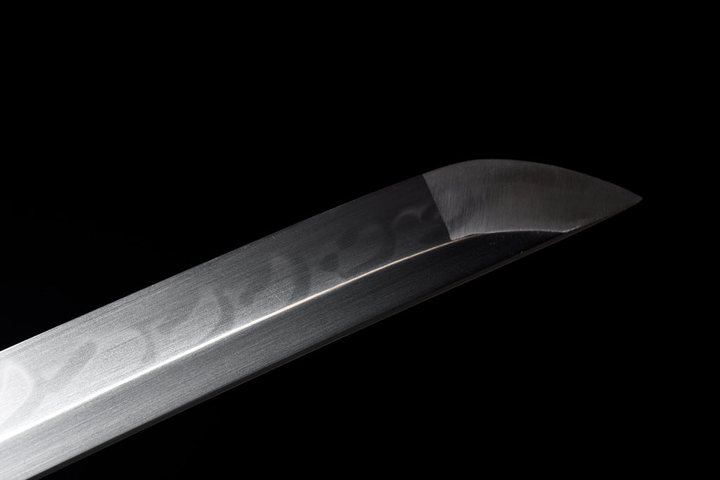 Handgefertigtes Tachi-Schwert mit durchgehender T10-Stahlklinge, echtem Hamon und Full-Tang-Konstruktion, 41 Zoll, echtes Katana-Schwert