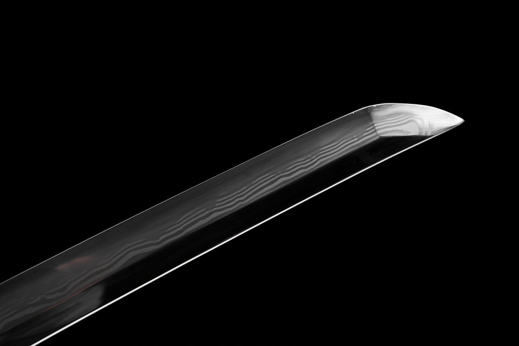 Handmade Full Tang Damascus Steel Full Tang Blade with Real Hamon TACHI SWORDS  45 inches,Real katana sowrd