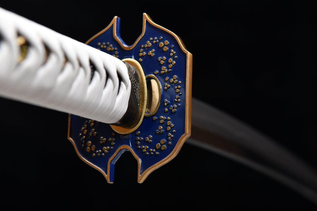 Handgefertigte Anime-Fanartikel, 51-Zoll-Langschwert aus gehärtetem T10-Stahl mit Kreuzschliff, graues Wildschwert-Samuraischwert – Devil May Cry Five Enma-Schwert (Yamato)