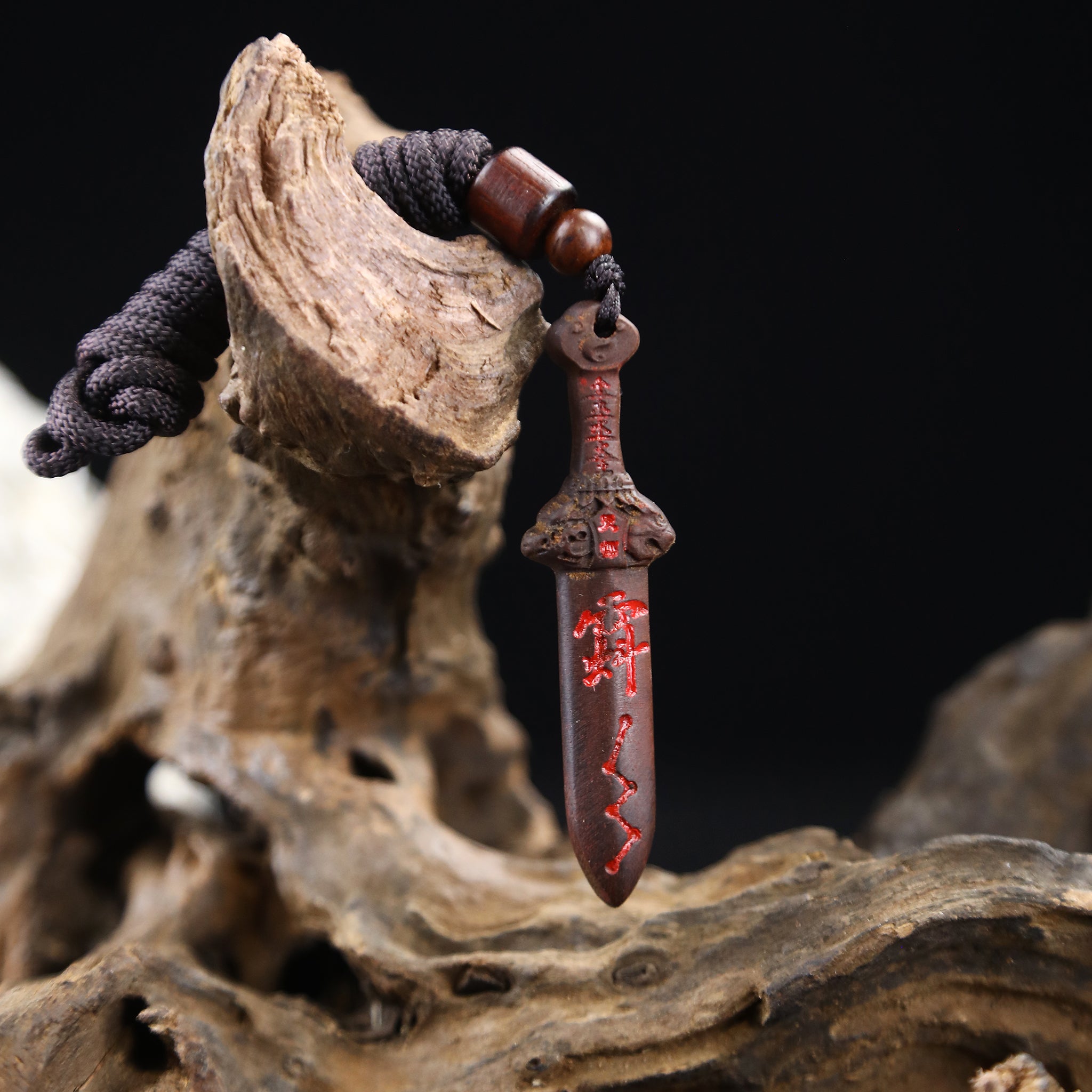 Product Title: Natural Jujube Wood Hand-Carved Miniature Sword | Taoist Cultural Home Decor | Wooden Craft Ornament