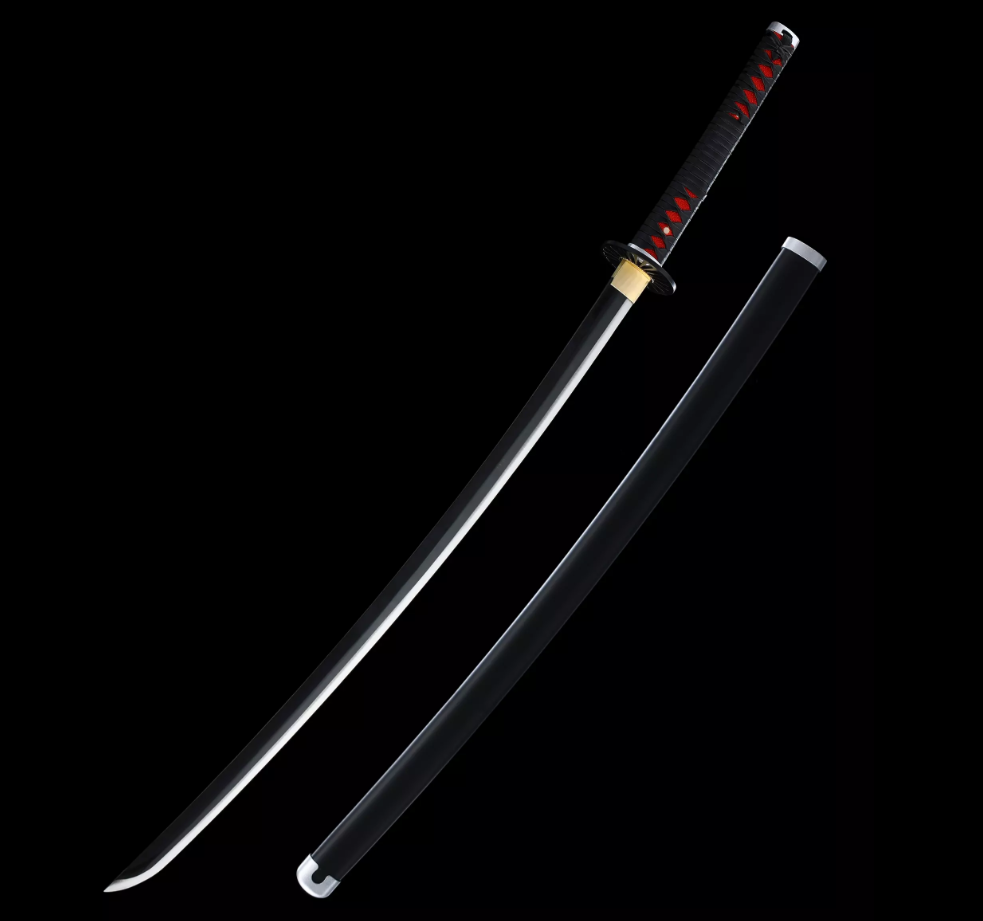 Tanjiro Kamados Schwert, Demon Slayer Schwert, Kimetsu no Yaiba Schwert - Nichirin-Schwert, Cosplay Katana - Anime-Schwert