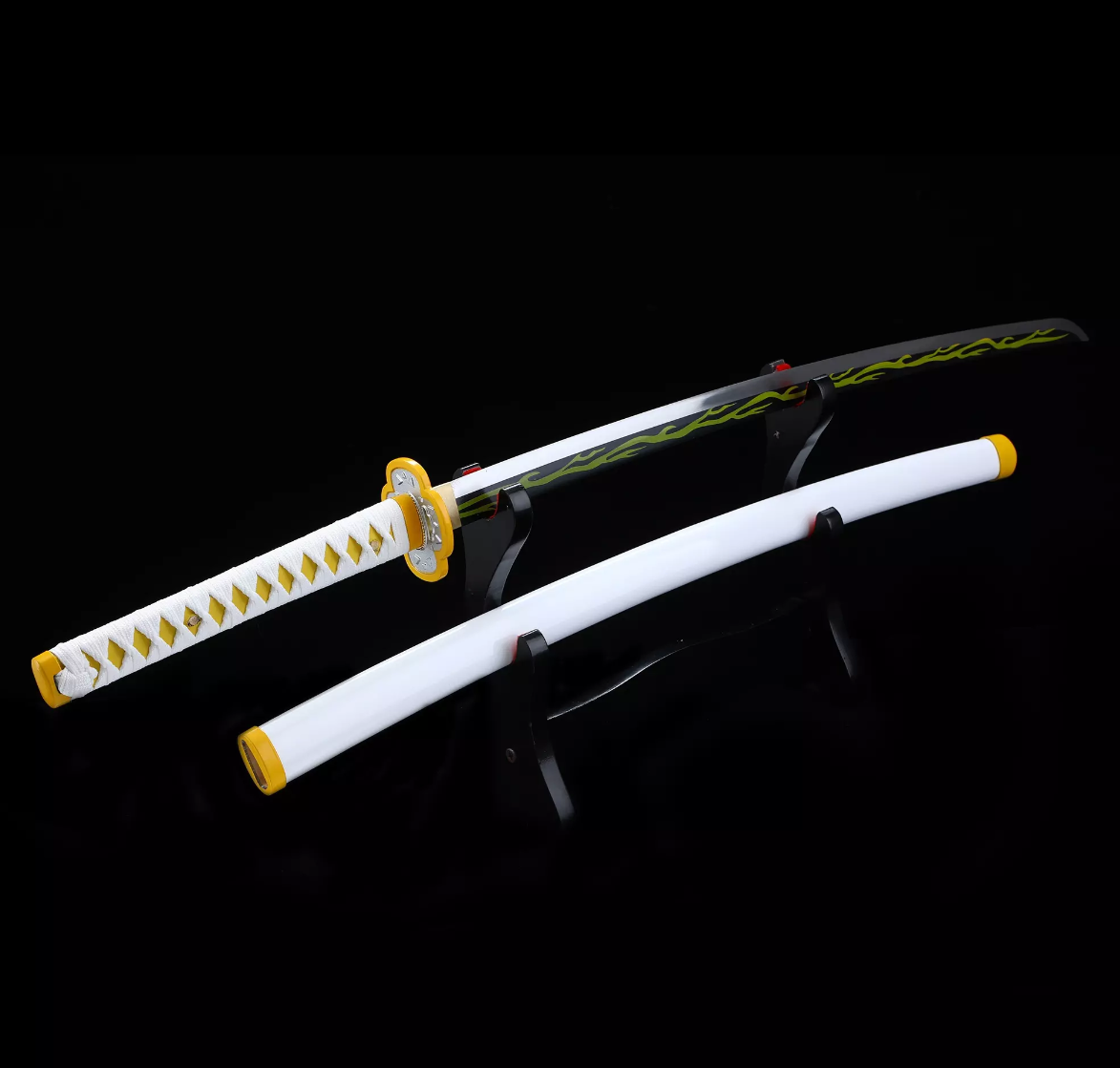 Zenitsu Agatsumas Schwert, Demon Slayer Schwert, Kimetsu no Yaiba Schwert - Nichirin-Schwert, Cosplay-Katana-Anime-Schwert