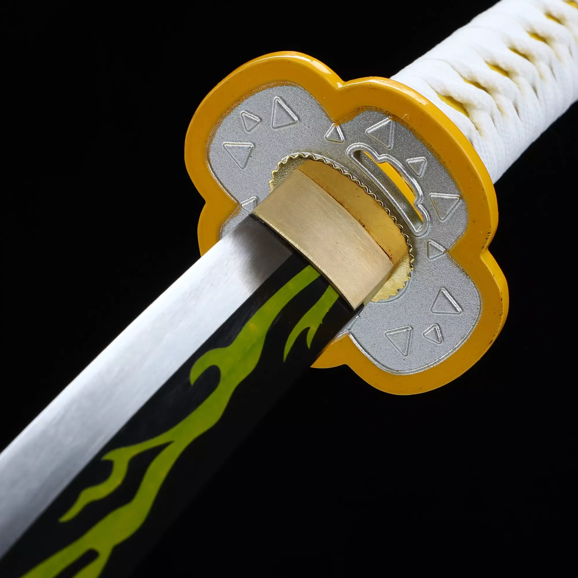 Zenitsu Agatsumas Schwert, Demon Slayer Schwert, Kimetsu no Yaiba Schwert - Nichirin-Schwert, Cosplay-Katana-Anime-Schwert