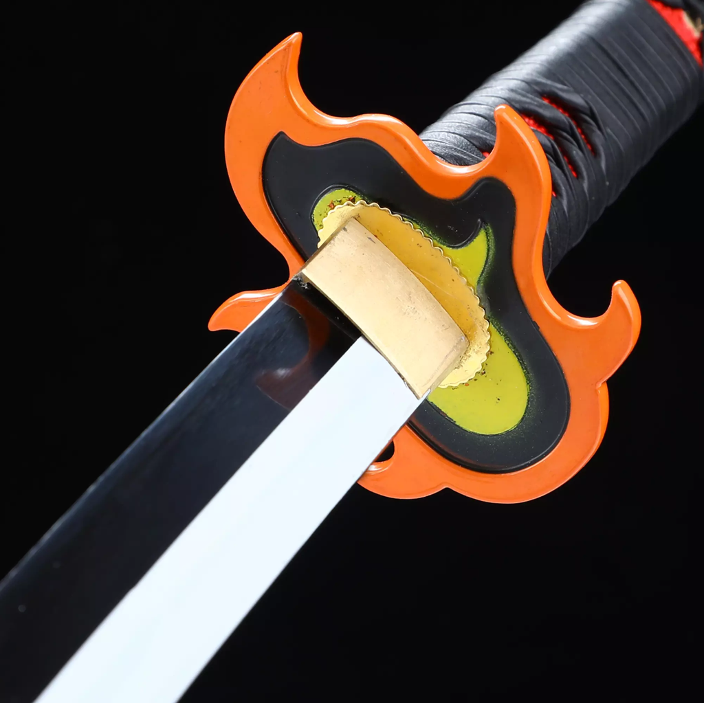 Tanjiro Kagura Schwert, Demon Slayer Schwert, Kimetsu No Yaiba Schwert - Nichirin Schwert, Cosplay Katana-Anime Schwert