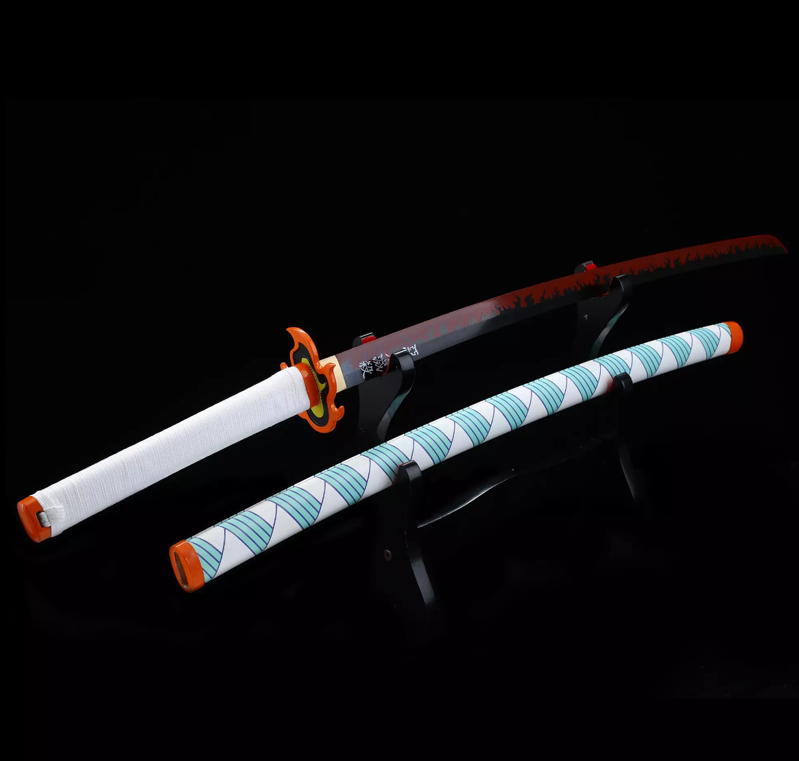 Kyojuro Rengokus Schwert, Demon Slayer Schwert, Kimetsu No Yaiba Schwert - Nichirin-Schwert, Cosplay-Katana-Anime-Schwert