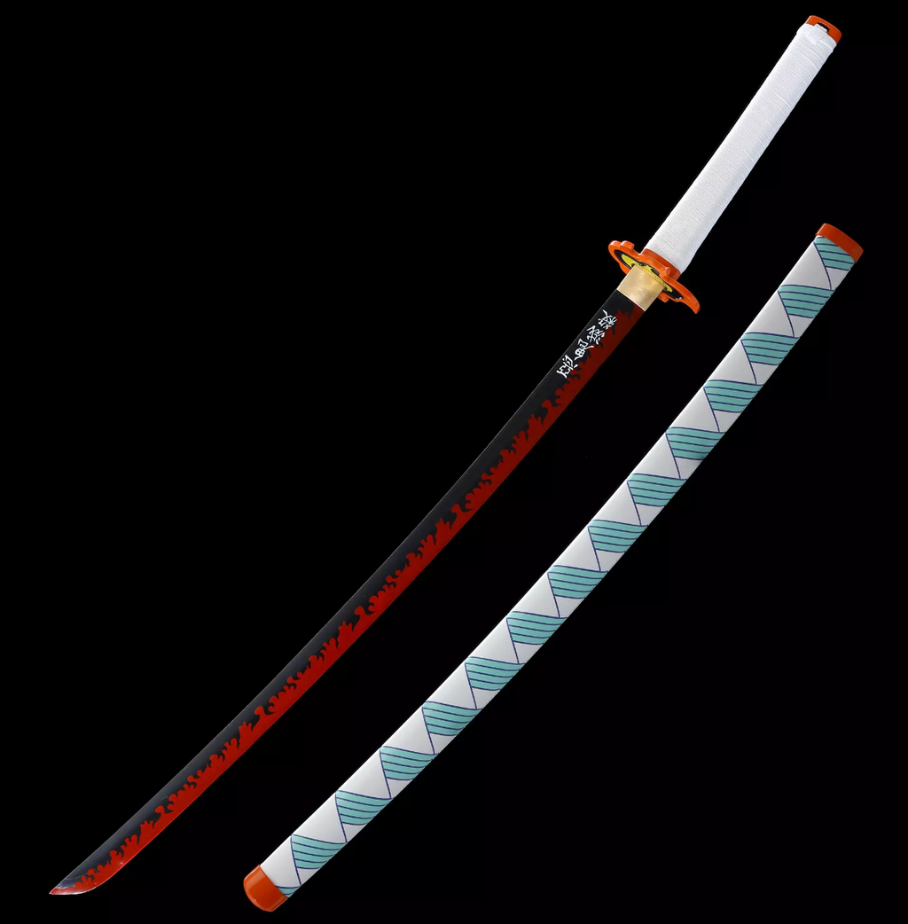 Kyojuro Rengokus Schwert, Demon Slayer Schwert, Kimetsu No Yaiba Schwert - Nichirin-Schwert, Cosplay-Katana-Anime-Schwert