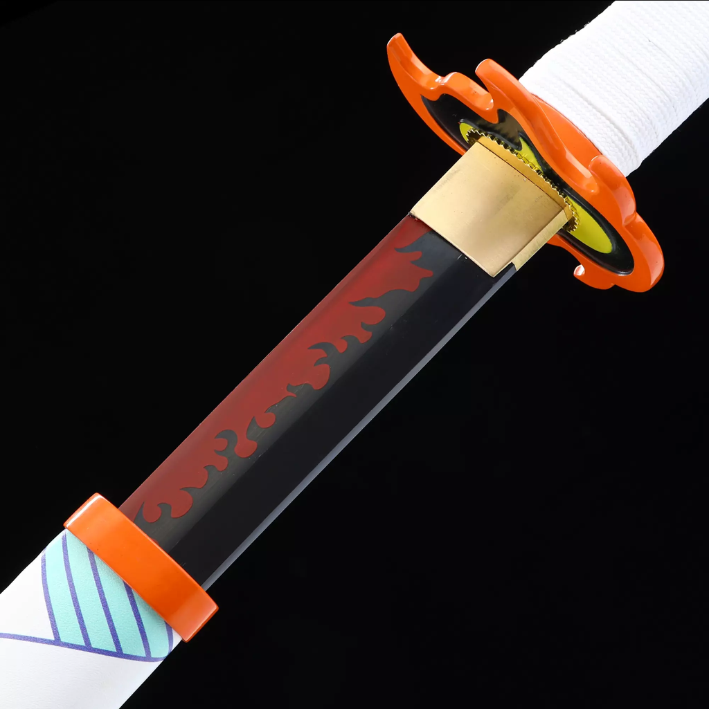 Kyojuro Rengokus Schwert, Demon Slayer Schwert, Kimetsu No Yaiba Schwert - Nichirin-Schwert, Cosplay-Katana-Anime-Schwert