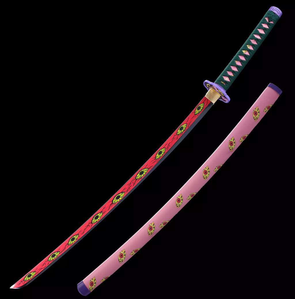 Kokushibo-Schwert, Demon Slayer-Schwert, Kimetsu no Yaiba-Schwert – Nichirin-Schwert, Cosplay-Katana-Anime-Schwert